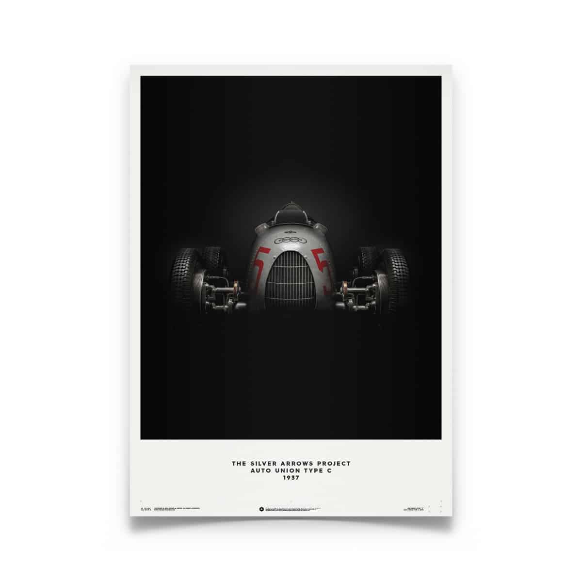 Bernd Rosemeyer – Auto Union Type C – 1937 | Automobilist | Limited Edition poster