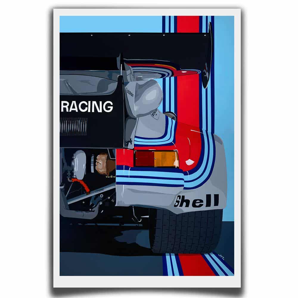 Turbo Martini | Porsche 911 RSR - 1974 | Jean-Yves Tabourot | Limited Edition print