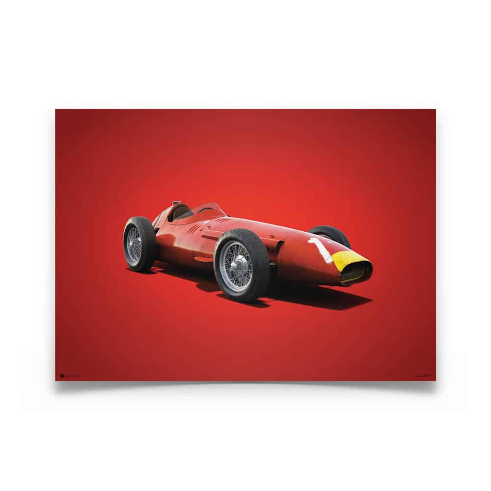 Juan Manuel Fangio – Maserati 250F – 1957 | Automobilist | Limited Edition poster