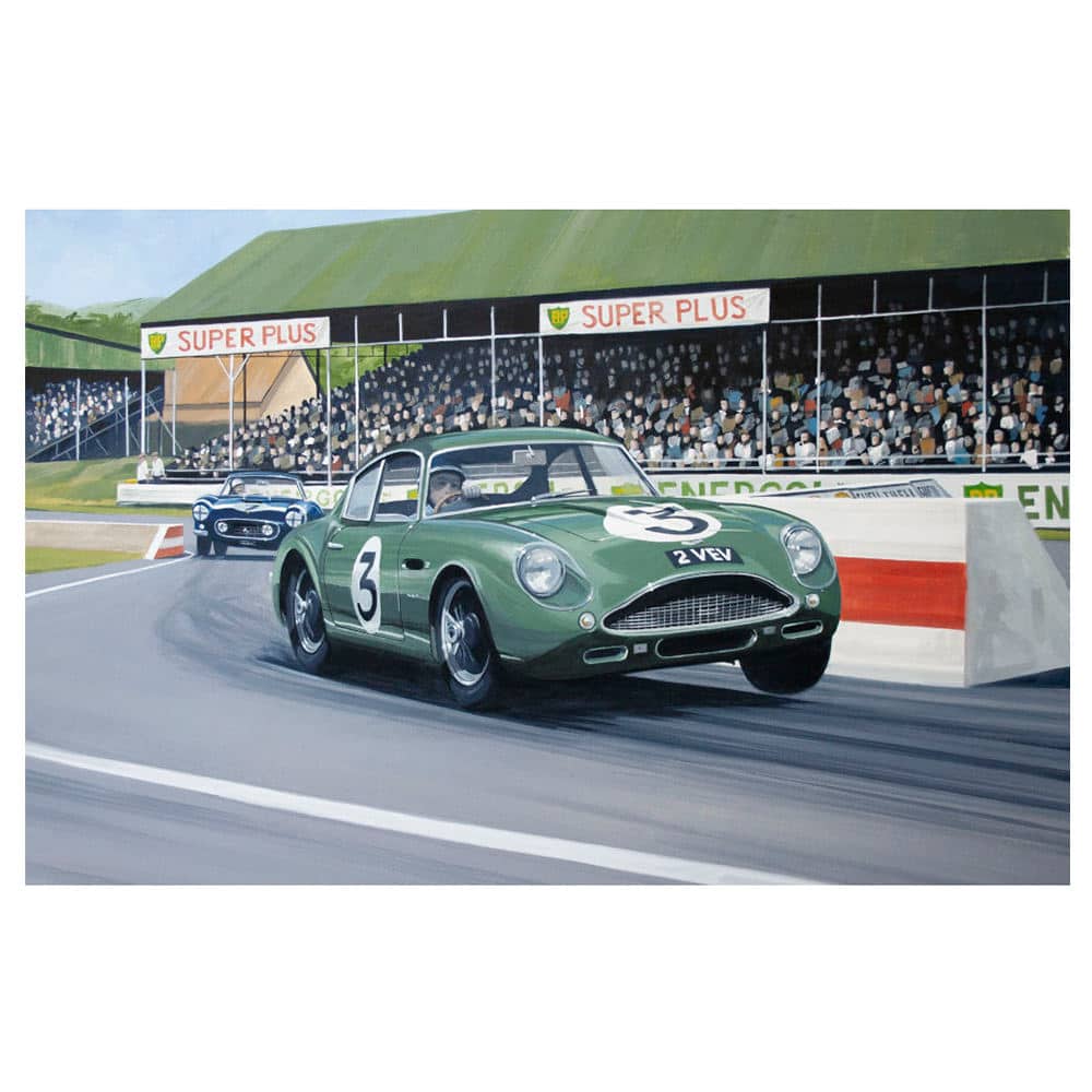 Jim Clark - Aston Martin Zagato | Martin Tomlinson | Limited Edition print