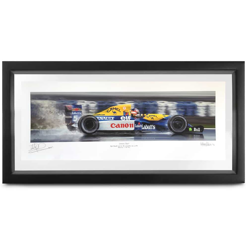 Champion Elect | Nigel Mansell - Williams FW14B - 1992 | signed Nigel Mansell | Limited Edition print