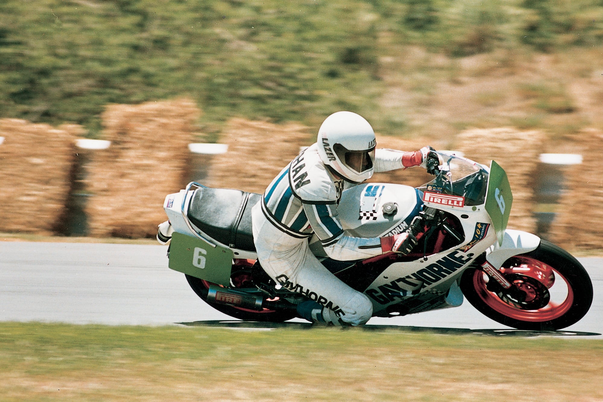 Mick Doohan and his Yamaha RD250LC in 1987