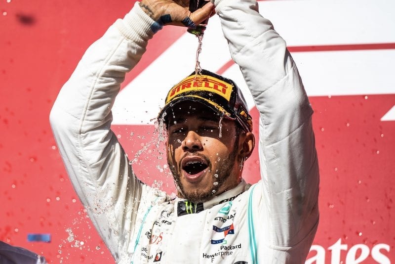 Lewis Hamilton wins sixth F1 world championship at United States Grand Prix