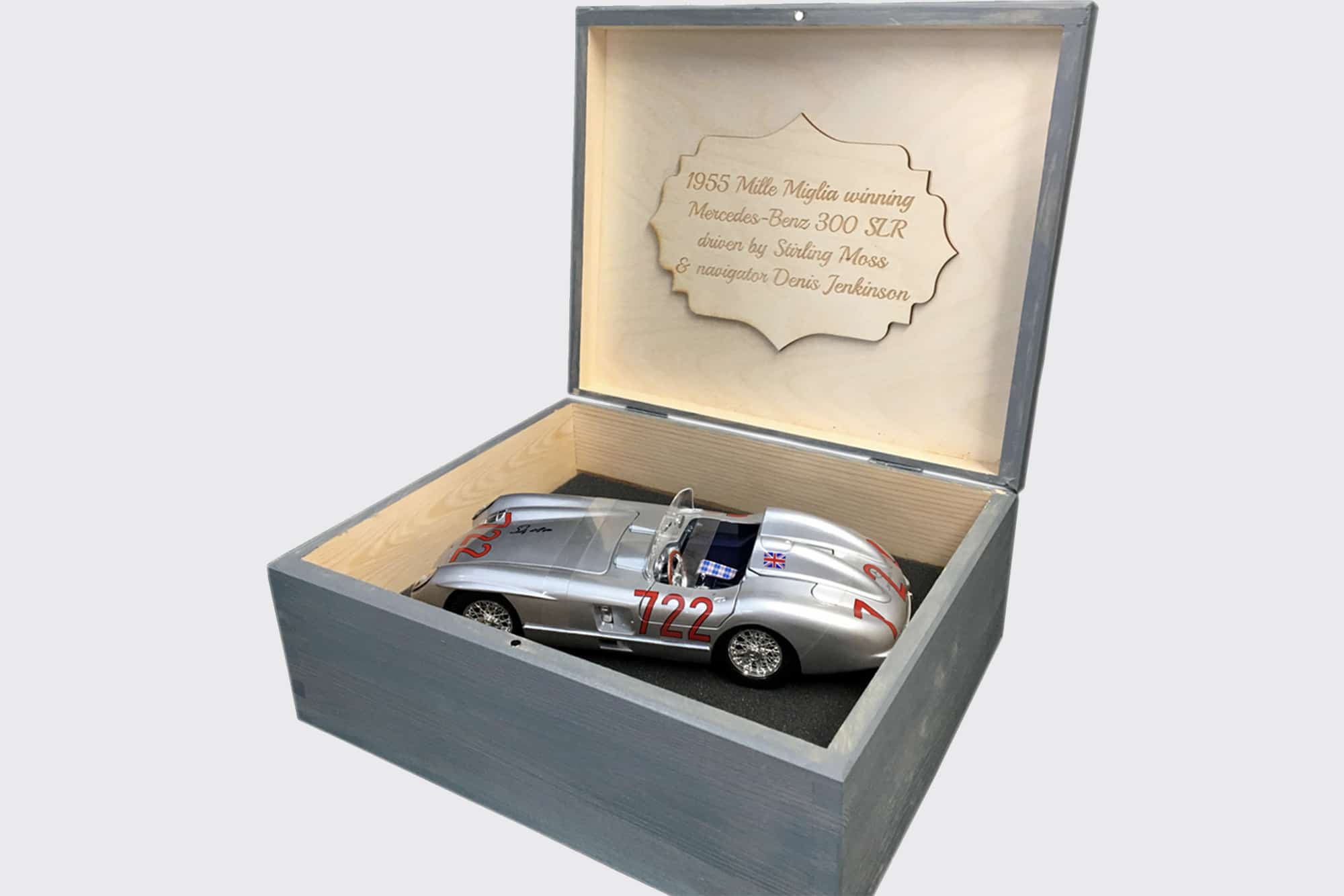 Stirling Moss 722 signed model