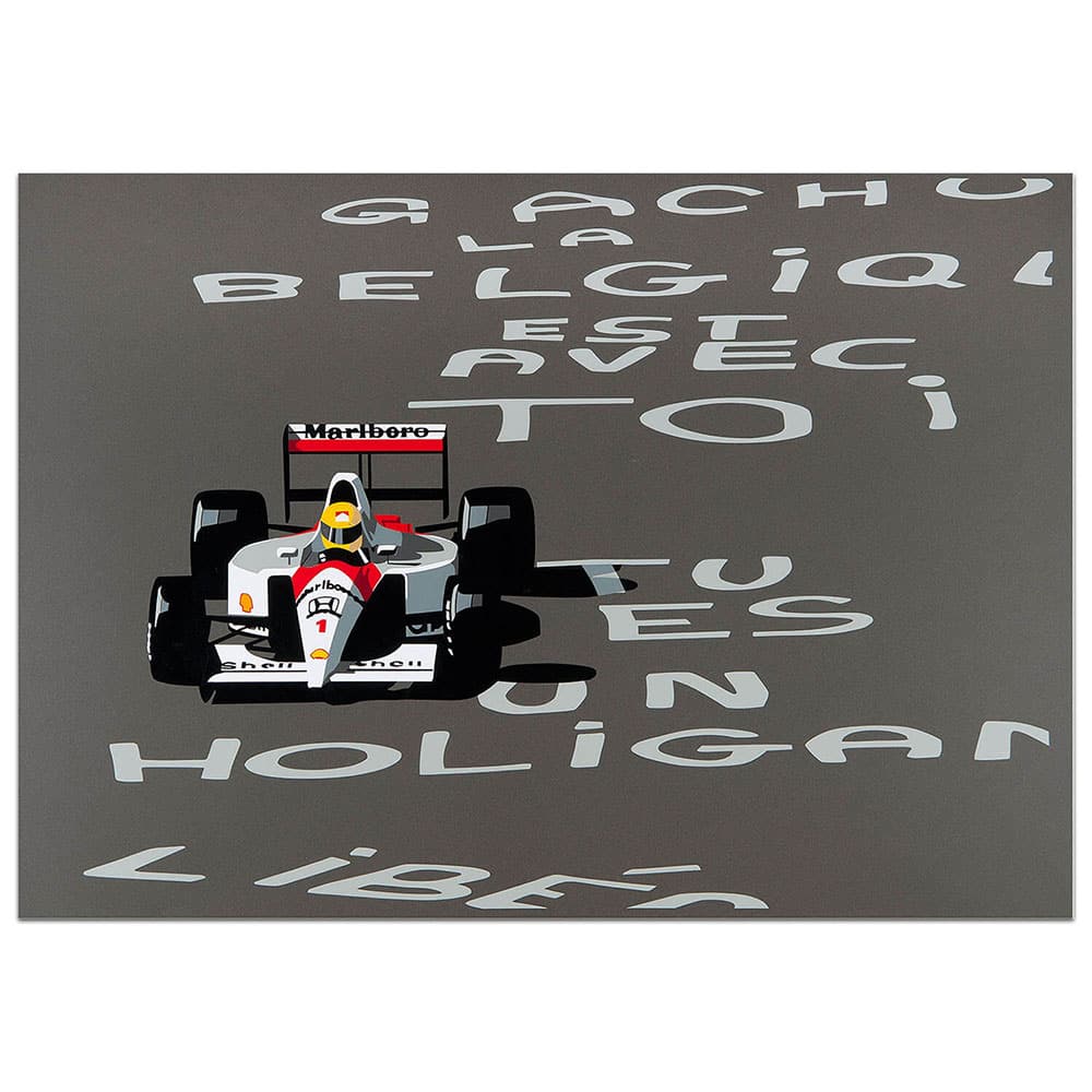 Speed Icons | Ayrton Senna - McLaren - 1991 | Joel Clark | Limited Edition print