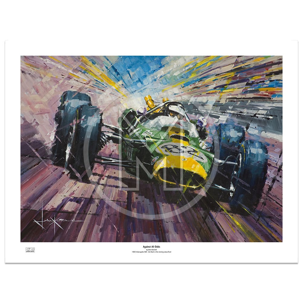 Against All Odds | Jim Clark - Lotus Ford - 1965 | John Ketchell | Limited Edition Print