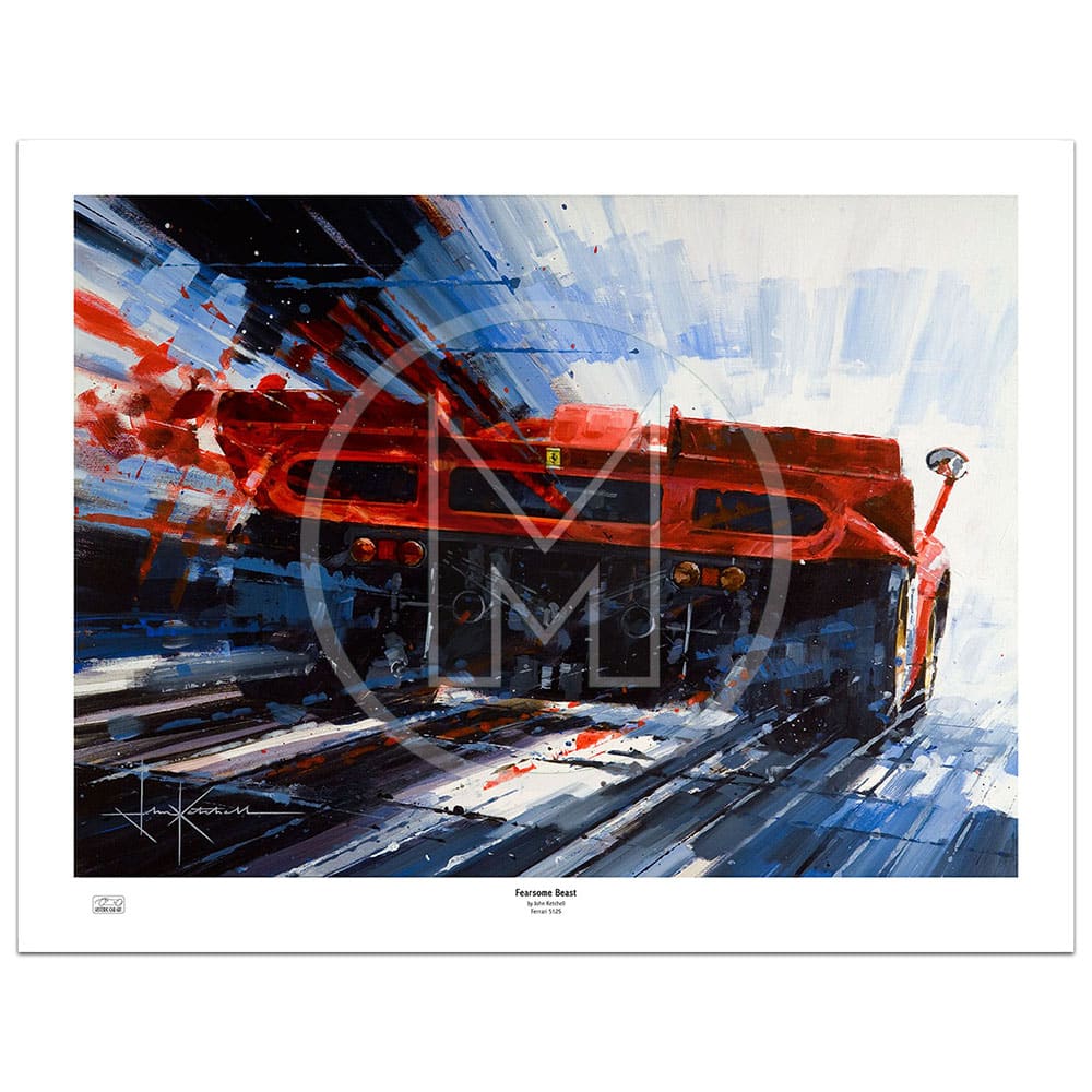 Fearsome Beast | Clay Regazzoni – Ferrari 512S – 1970 | John Ketchell | Limited Edition Print