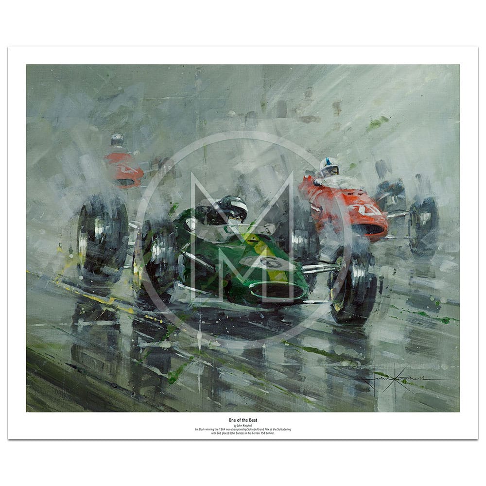 One of the Best | Jim Clark – Lotus 33 – 1964 | John Ketchell | Limited Edition Print