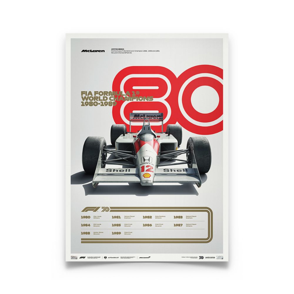 mp4 mclaren f1 posters