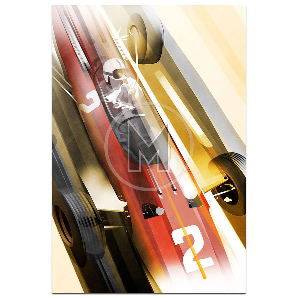 John Surtees Ferrari 512 F1 | Frederic Dams | Art Print