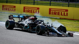 LEWIS HAMILTON WINS THE 2020 BRITISH GRAND PRIX WITH HIS HEART IN HIS MOUTH  AS HIS TYRE FAILS ON THE FINAL LAP OF THE RACE