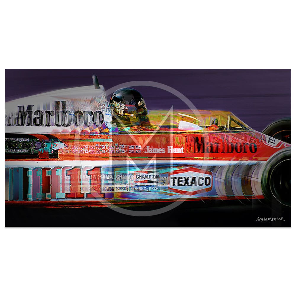 James Hunt | McLaren | Spanish Grand Prix | 1976 | Andrew Barber | print