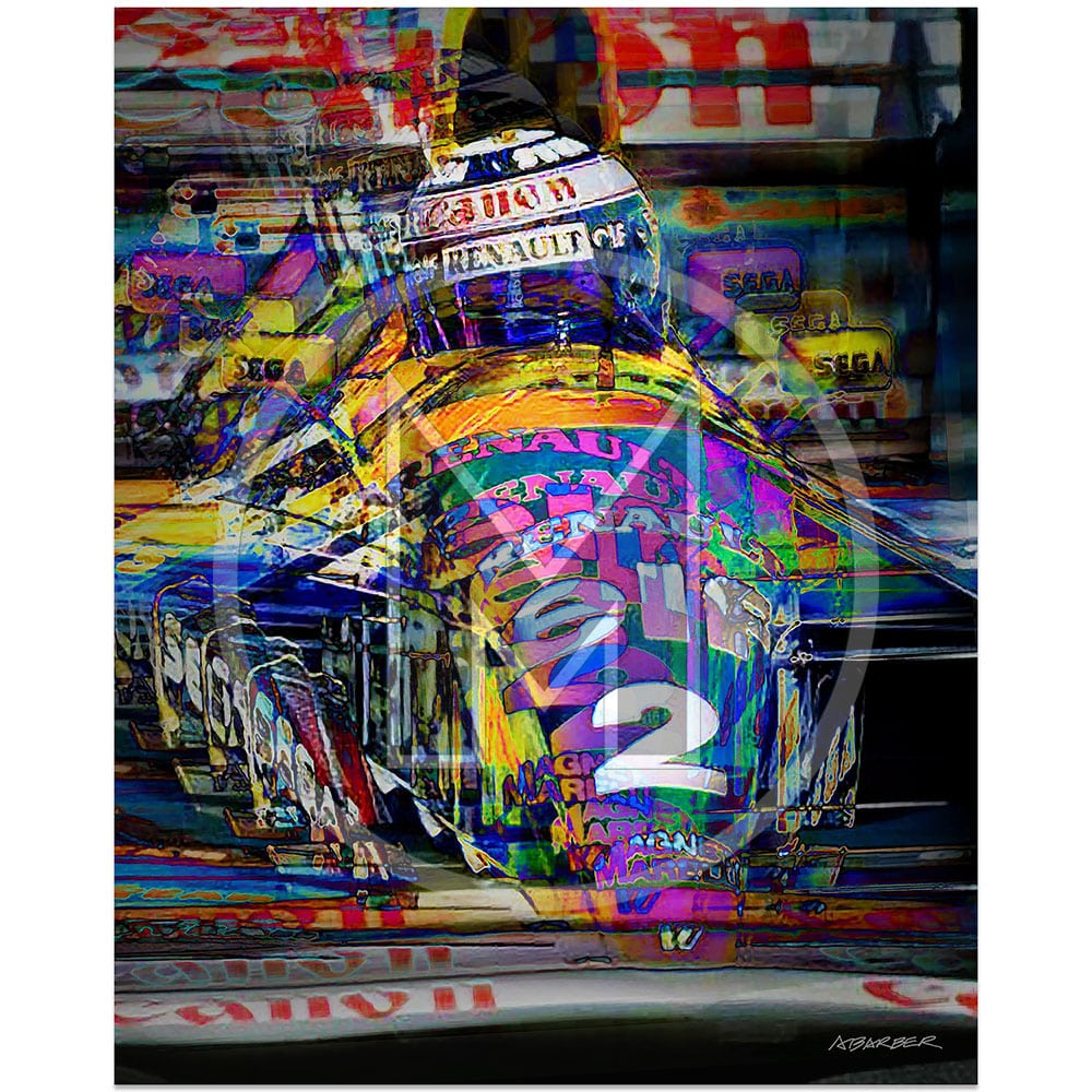 Alain Prost | Williams | German Grand Prix | 1993 | Art Print