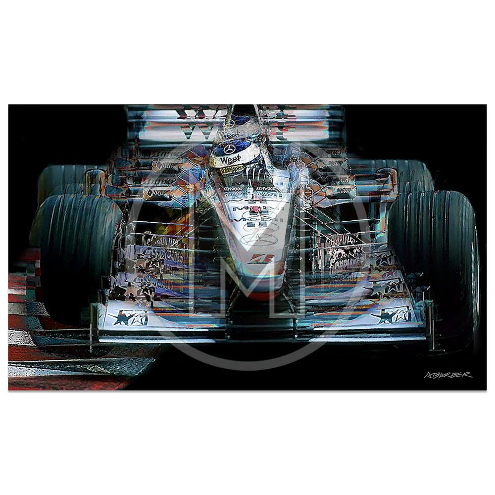 Mika Hakkinen | McLaren-Mercedes | Monaco Grand Prix | 2000 | Art Print