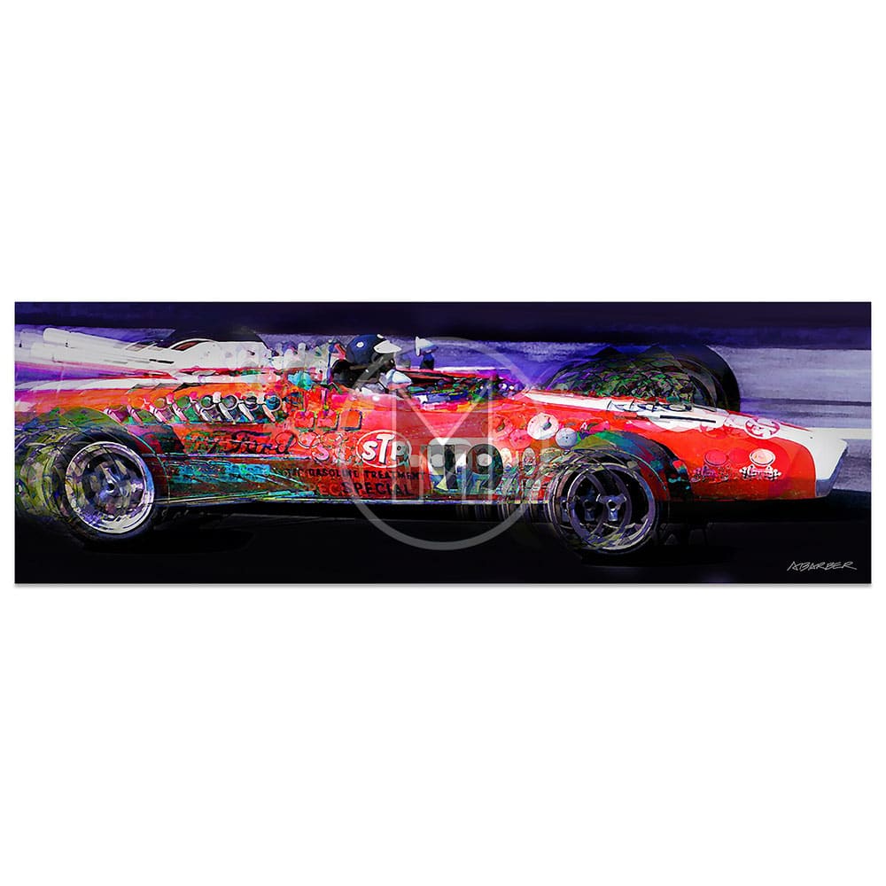 Jim Clark | Lotus 38 | Indy 500 | 1966 | Art Print