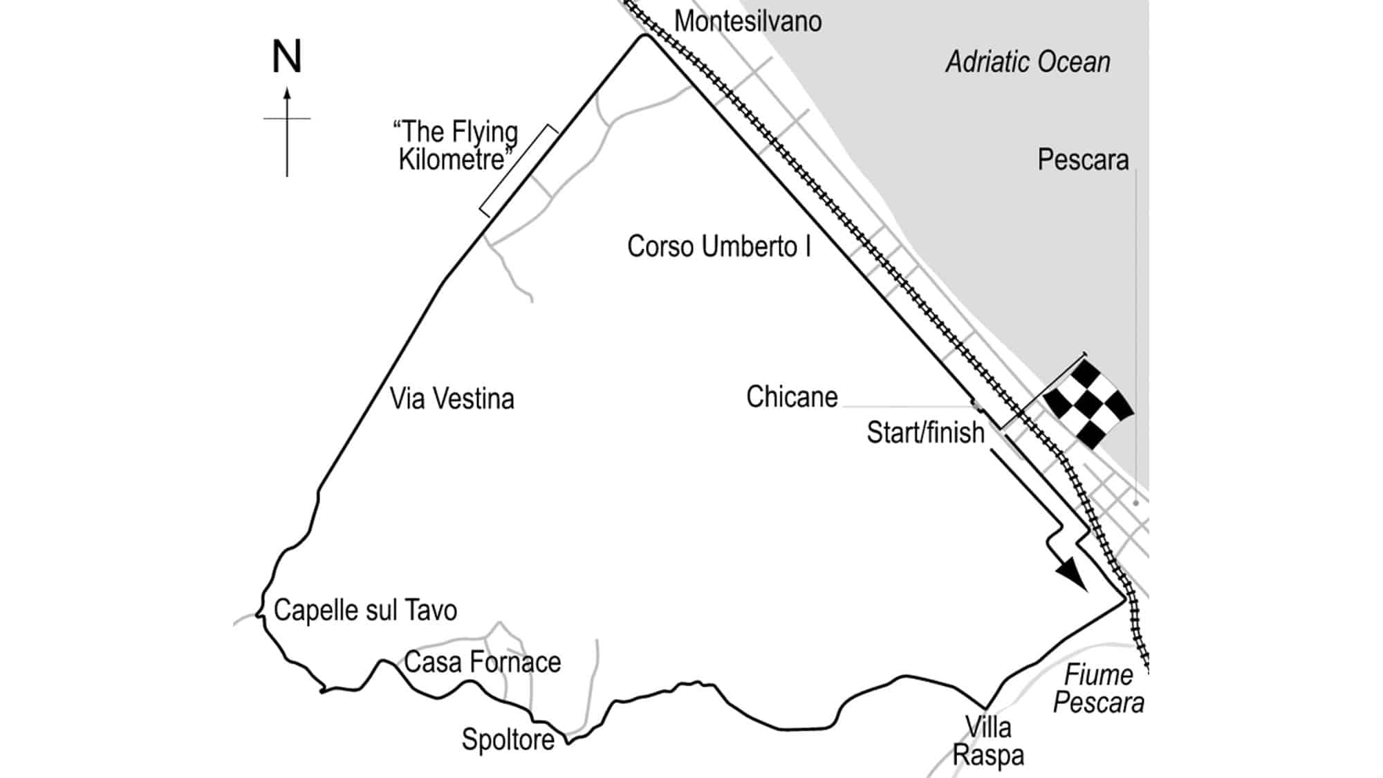 Pescara map