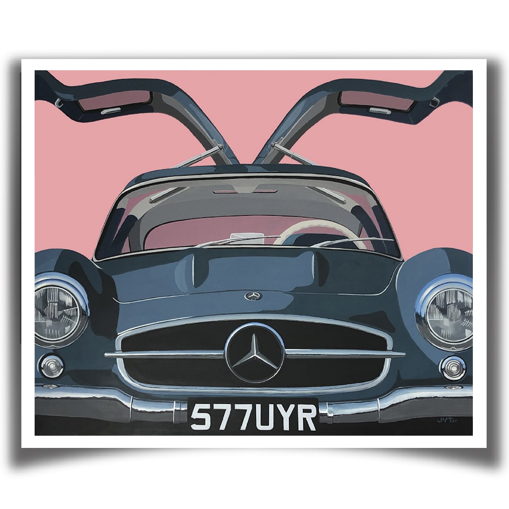 Gullwing | Mercedes 300 SL – 1955 | Jean-Yves Tabourot | Limited edition Print