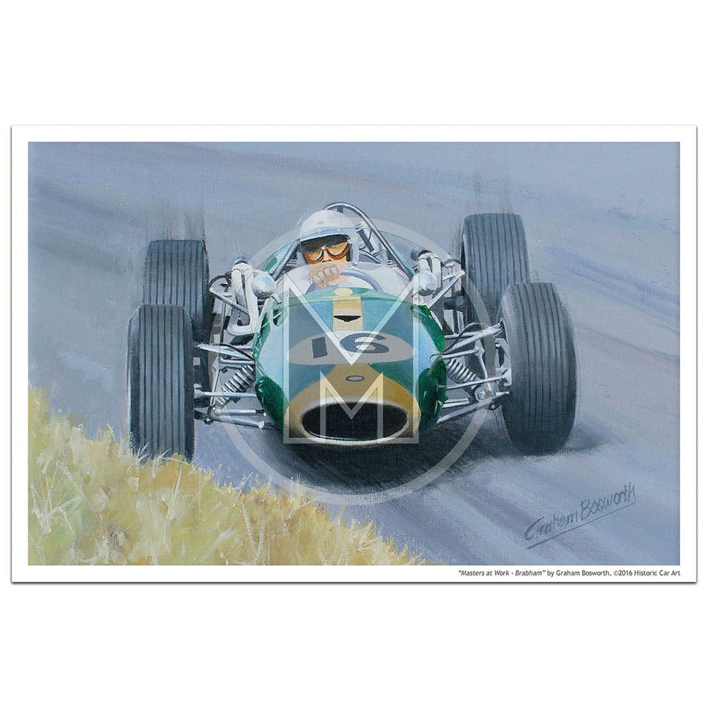 Masters at Work | Brabham and Brabham-Repco | Print By Graham Bosworth