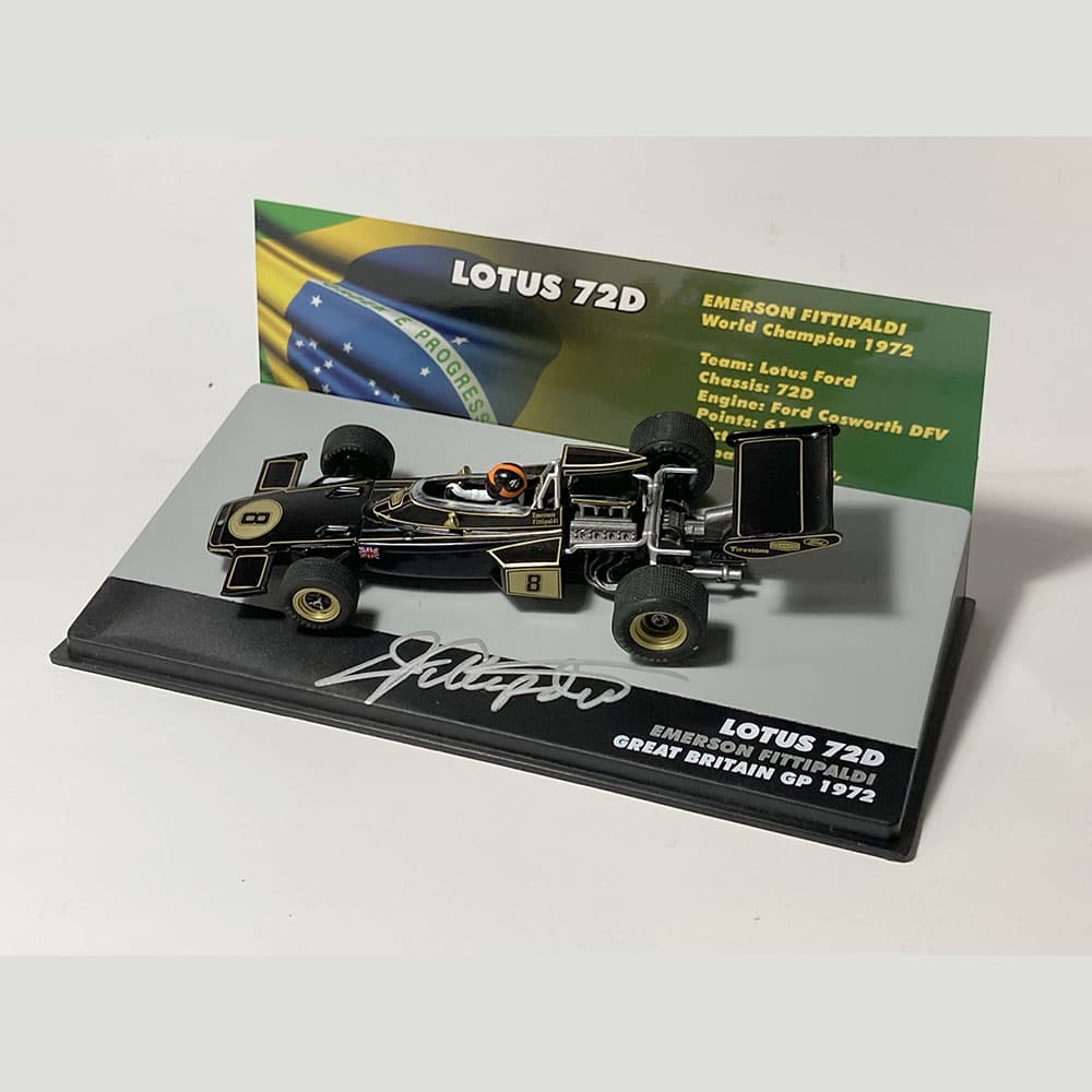 Emerson Fittipaldi Lotus 72D Model car (JPS) 1/43