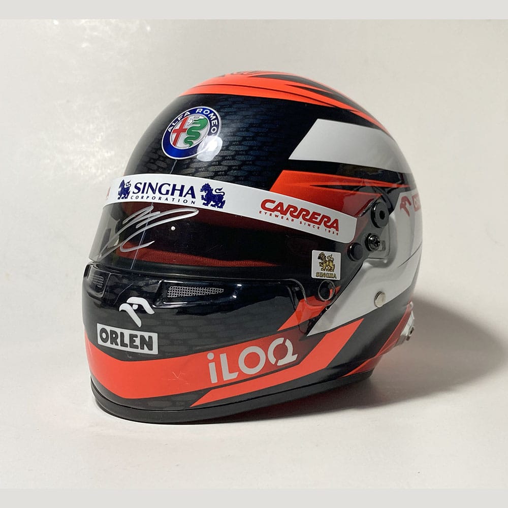 kimi raikkonen signed helmet