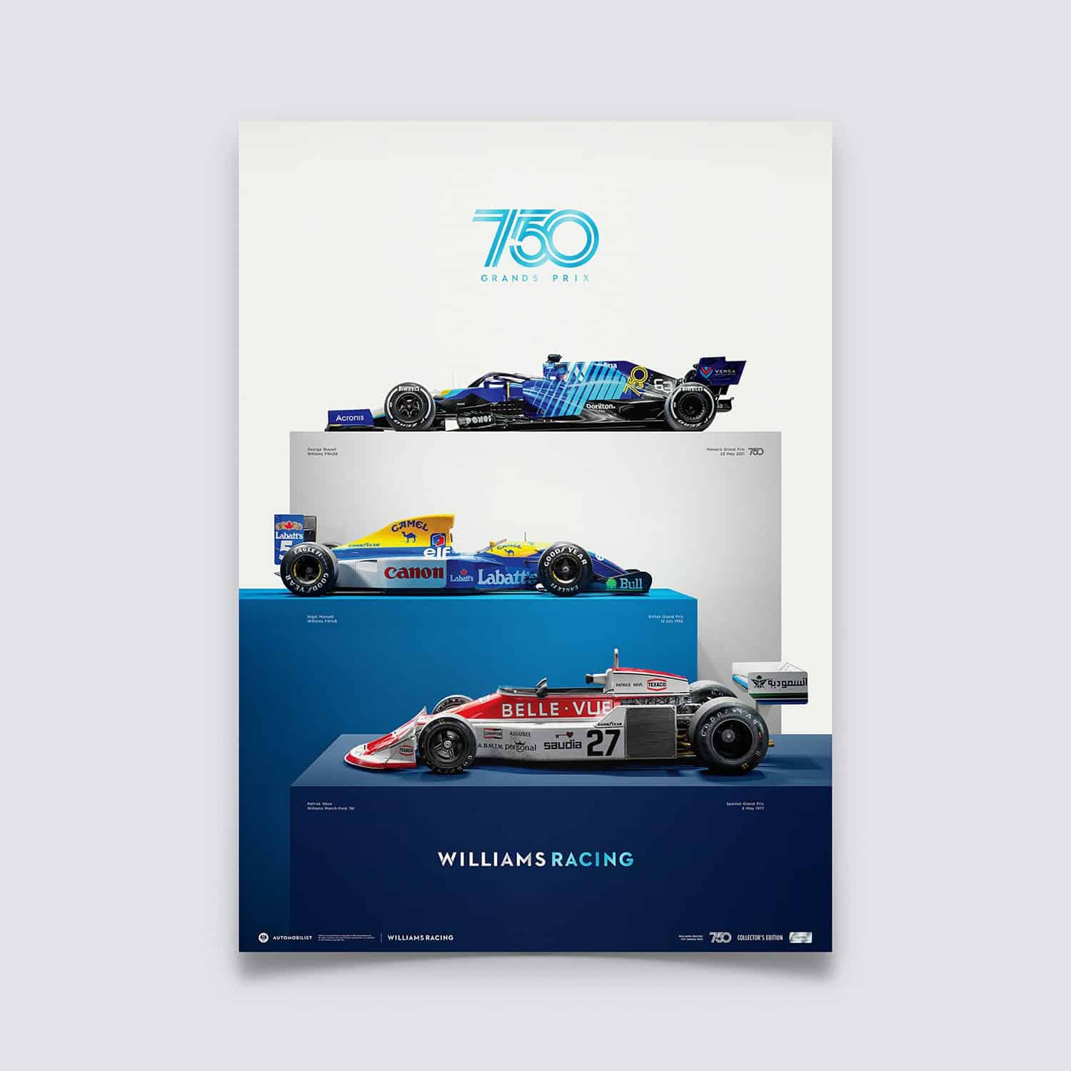 Williams Racing - 750 Grands Prix | Collector's Edition