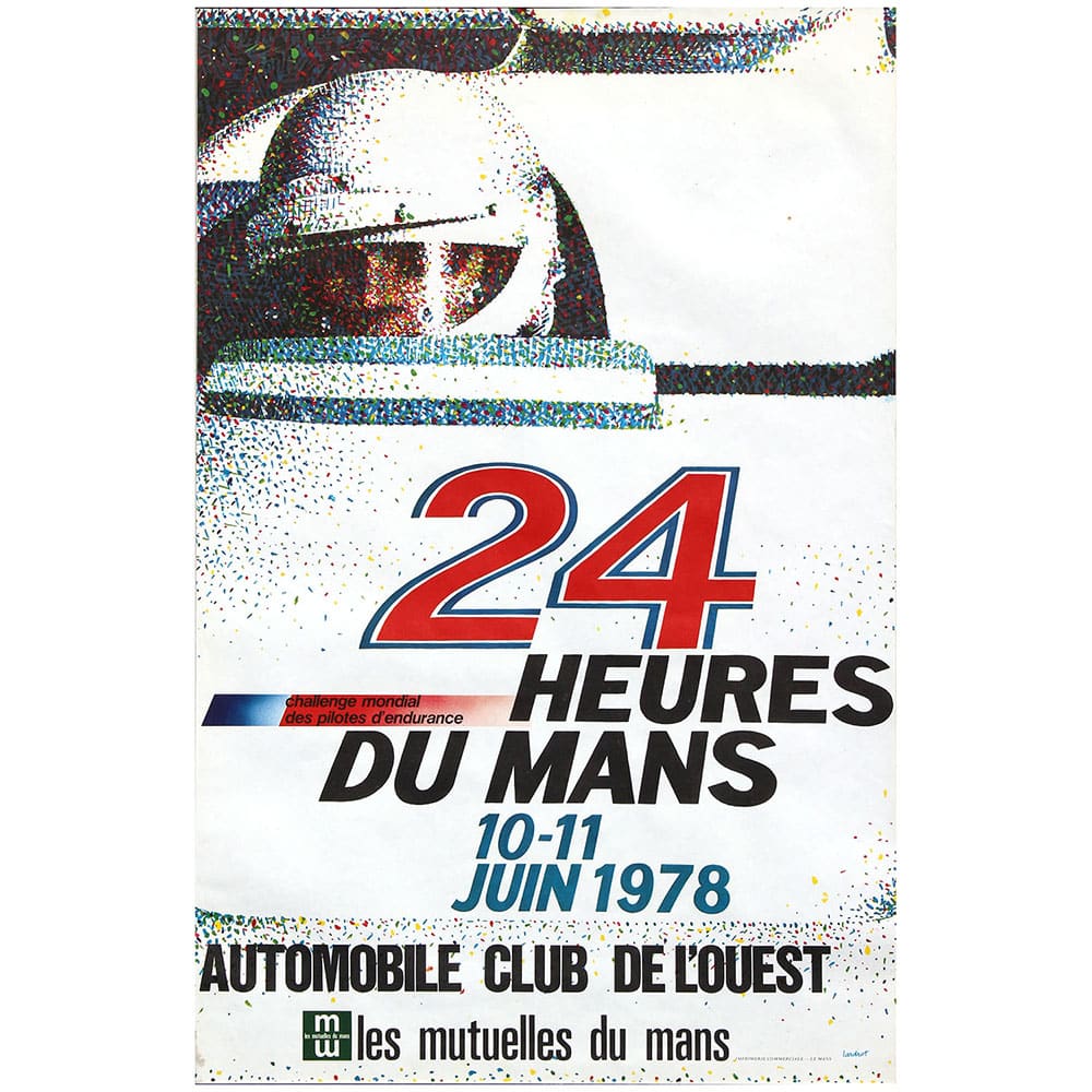 Le Mans 24 Hours 1978 Poster | Original vintage poster