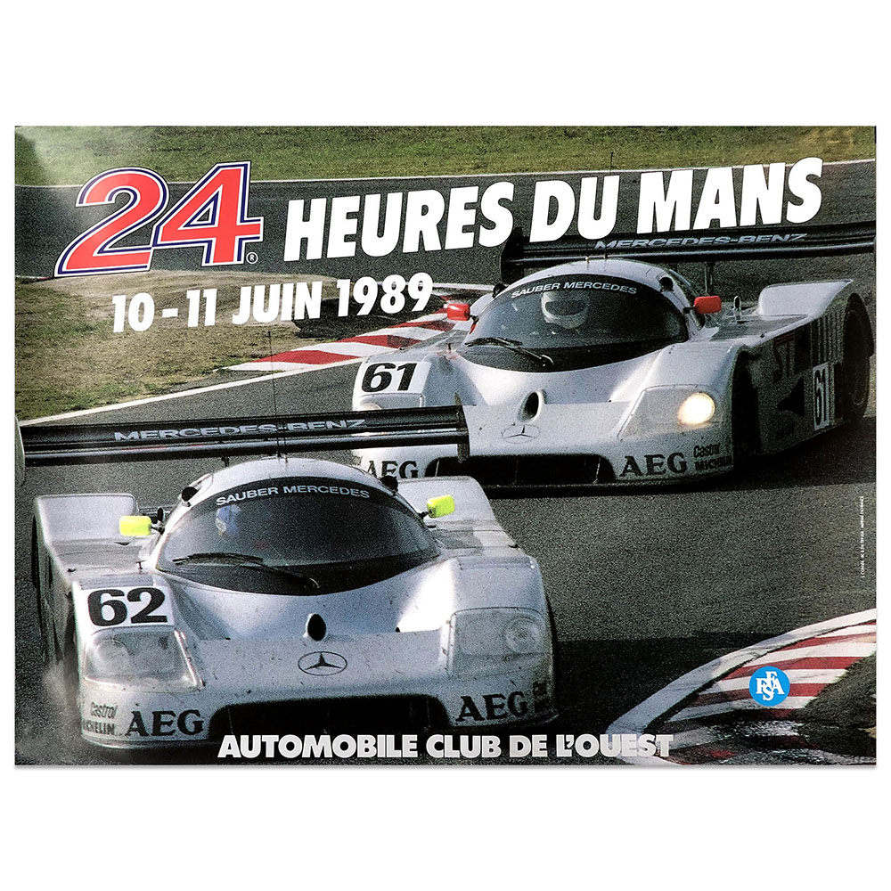 Le Mans 24 Hours 1989 Poster | Original vintage poster