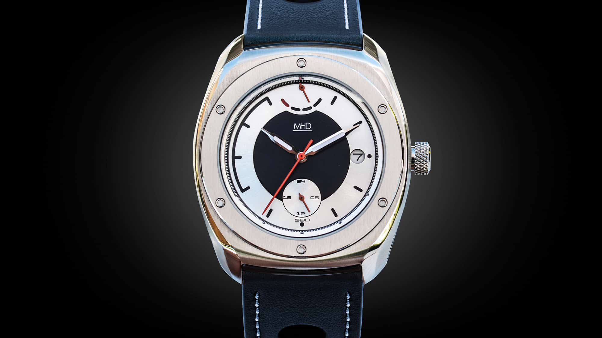 MHD Streamliner watch white