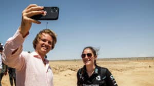 Nico Rosberg with Molly Taylor