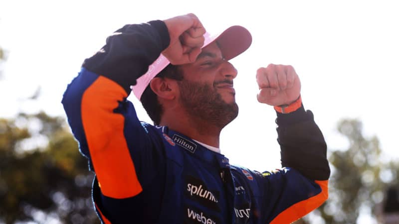 Ricciardo leads McLaren 1-2 at Monza as Hamilton, Vestappen crash