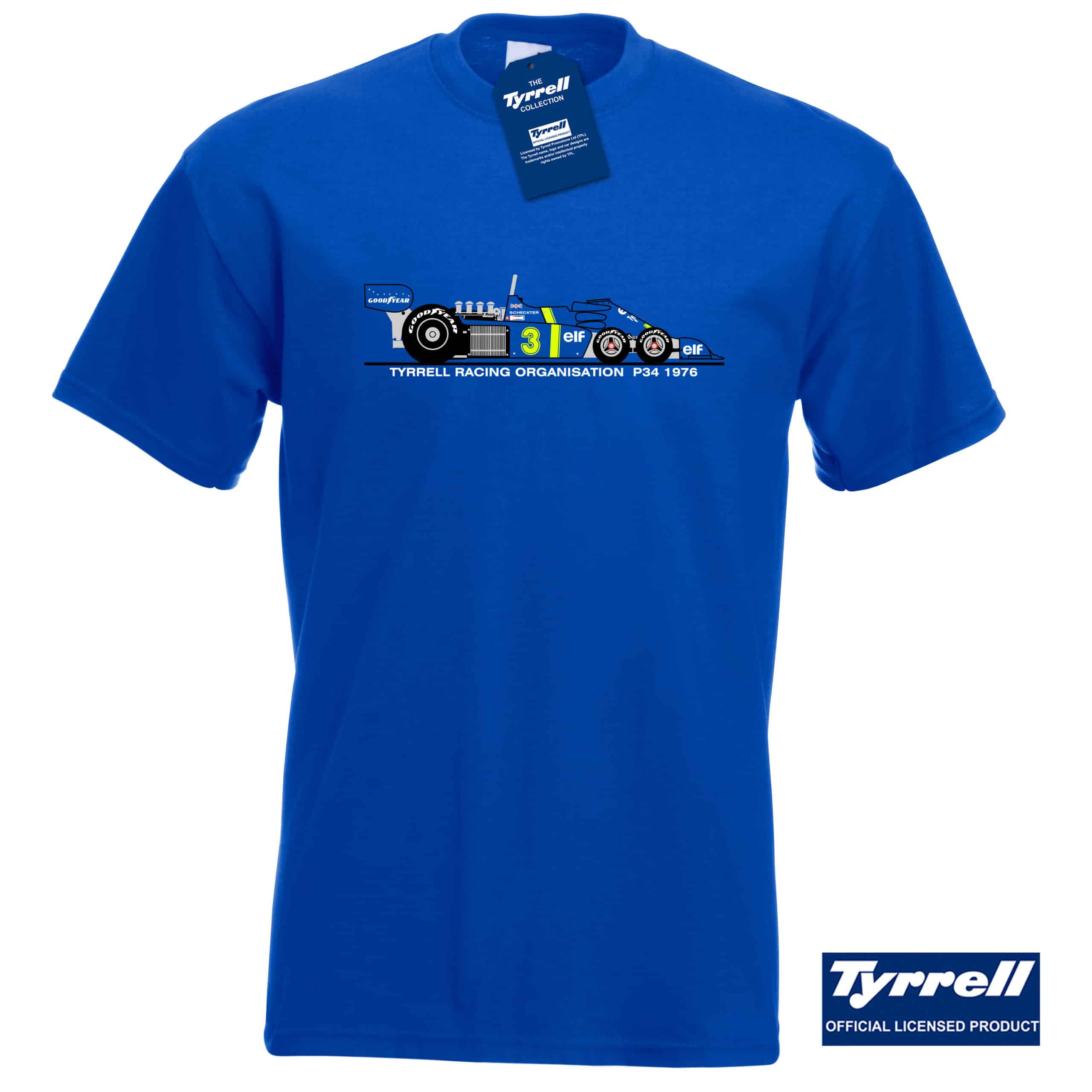 Official Tyrrell P34 Classic Racing Car T-Shirt