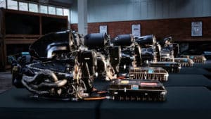 Mercedes hybrid F1 engines