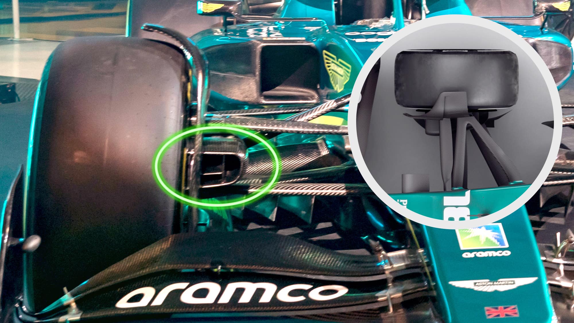 Aston Martin AMR22 brake duct analysis