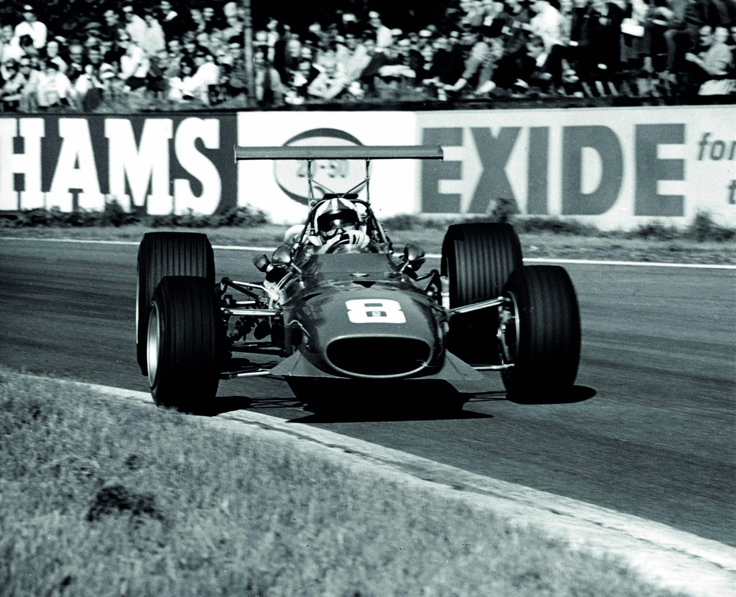 Chris Amon at Oulton Park in 1968