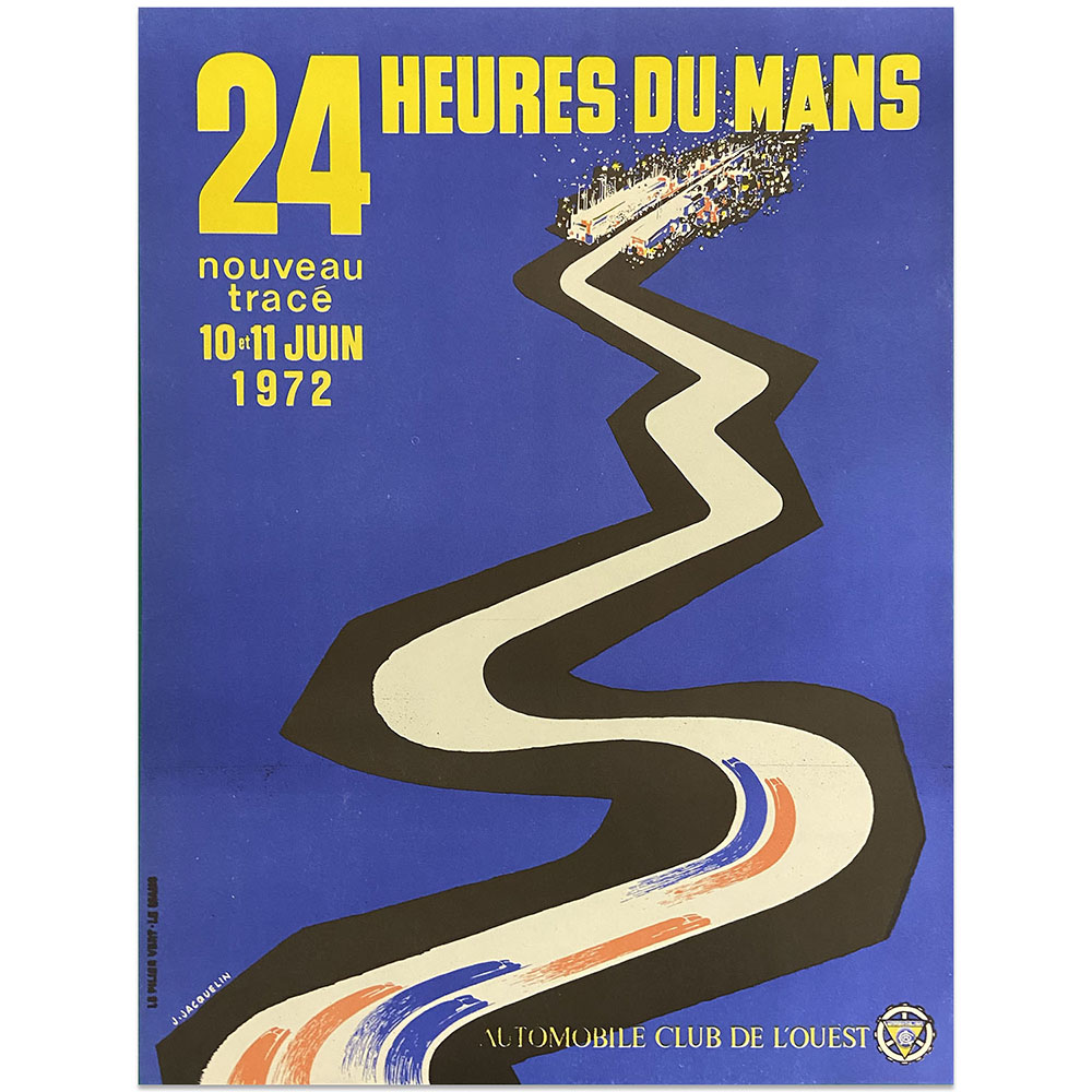 Le Mans 24 Hours 1972 Poster | Original vintage poster