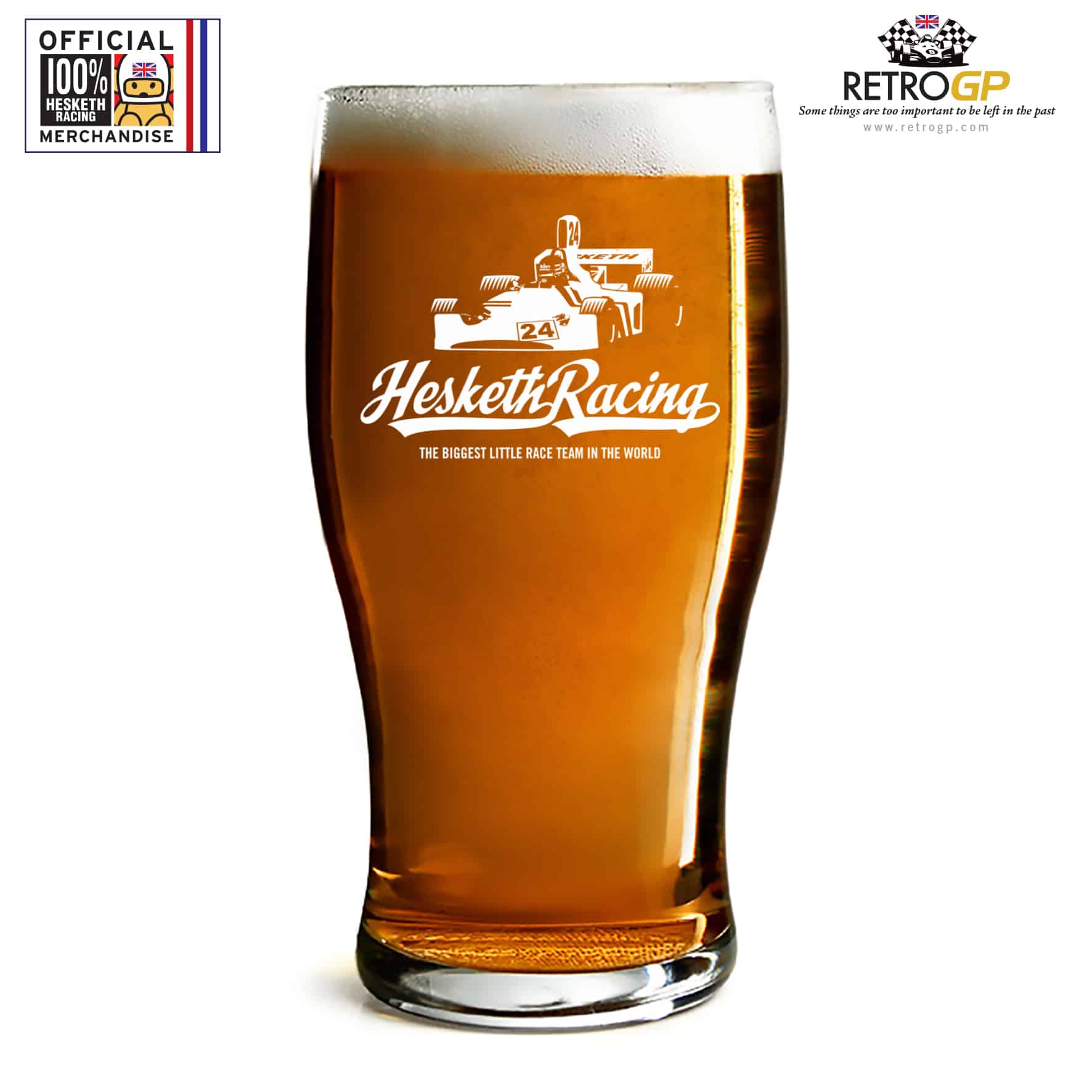 Official Hesketh Racing Beer Glass