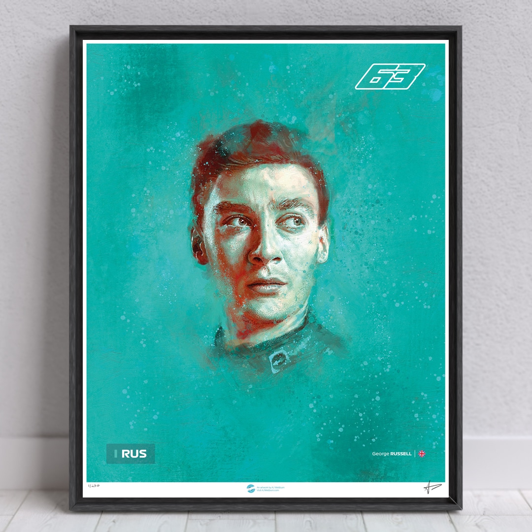 Lewis Hamilton F1 Poster, F1 Prints, F1 Art, AJ Wellburn