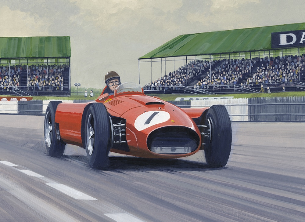 Juan Fangio | Lancia Ferrari | British GP 1956 | Limited Edition Print