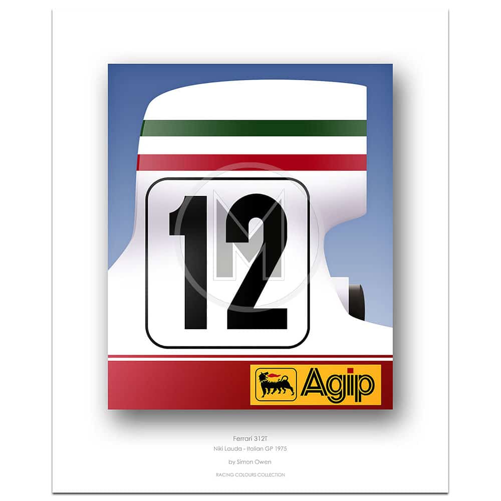 1975 Ferrari 312T (Niki Lauda / Italian GP) | Simon Owen | Limited Edition print