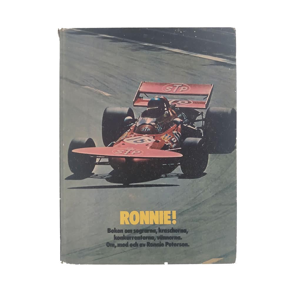 Vintage Ronnie! Book | Signed by Ronnie Peterson | Swedish Edition