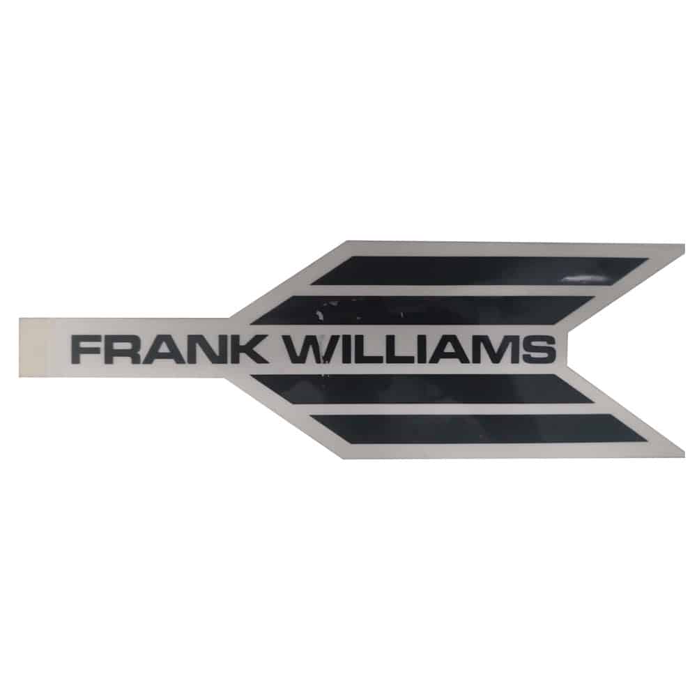 Original Vintage Frank Williams Sticker