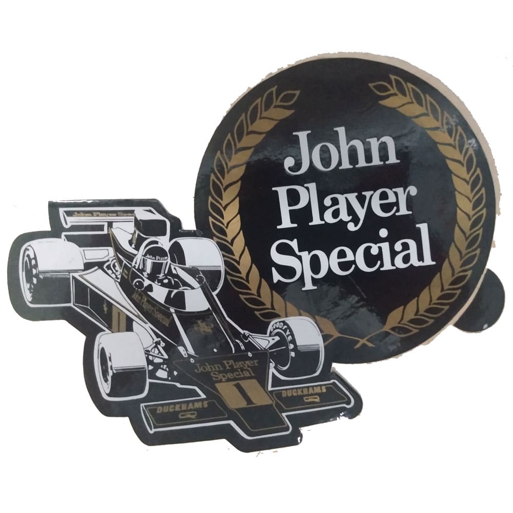 Original Vintage John Player Car and Insignia