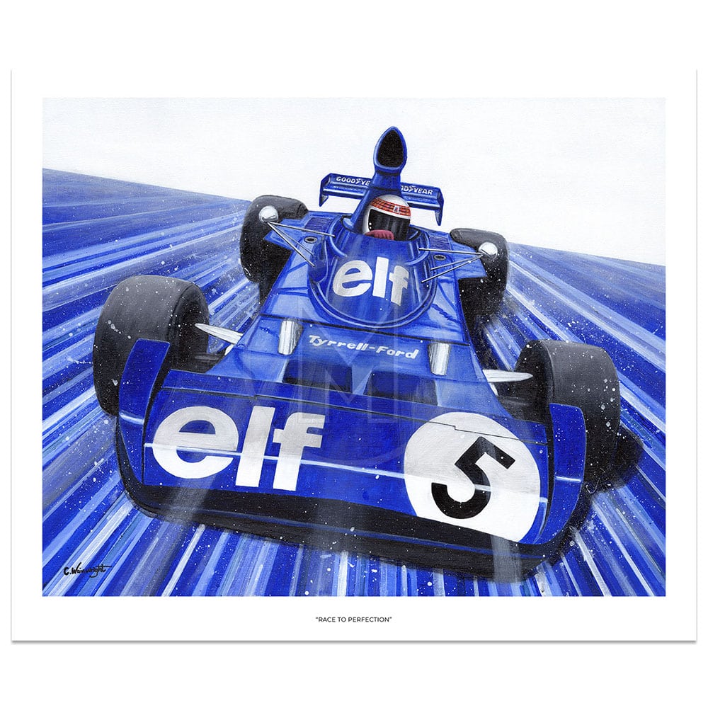 Race to Perfection | Tyrrell 006 | Jackie Stewart | 1973 | Chris Wainwright | Limited Edition print