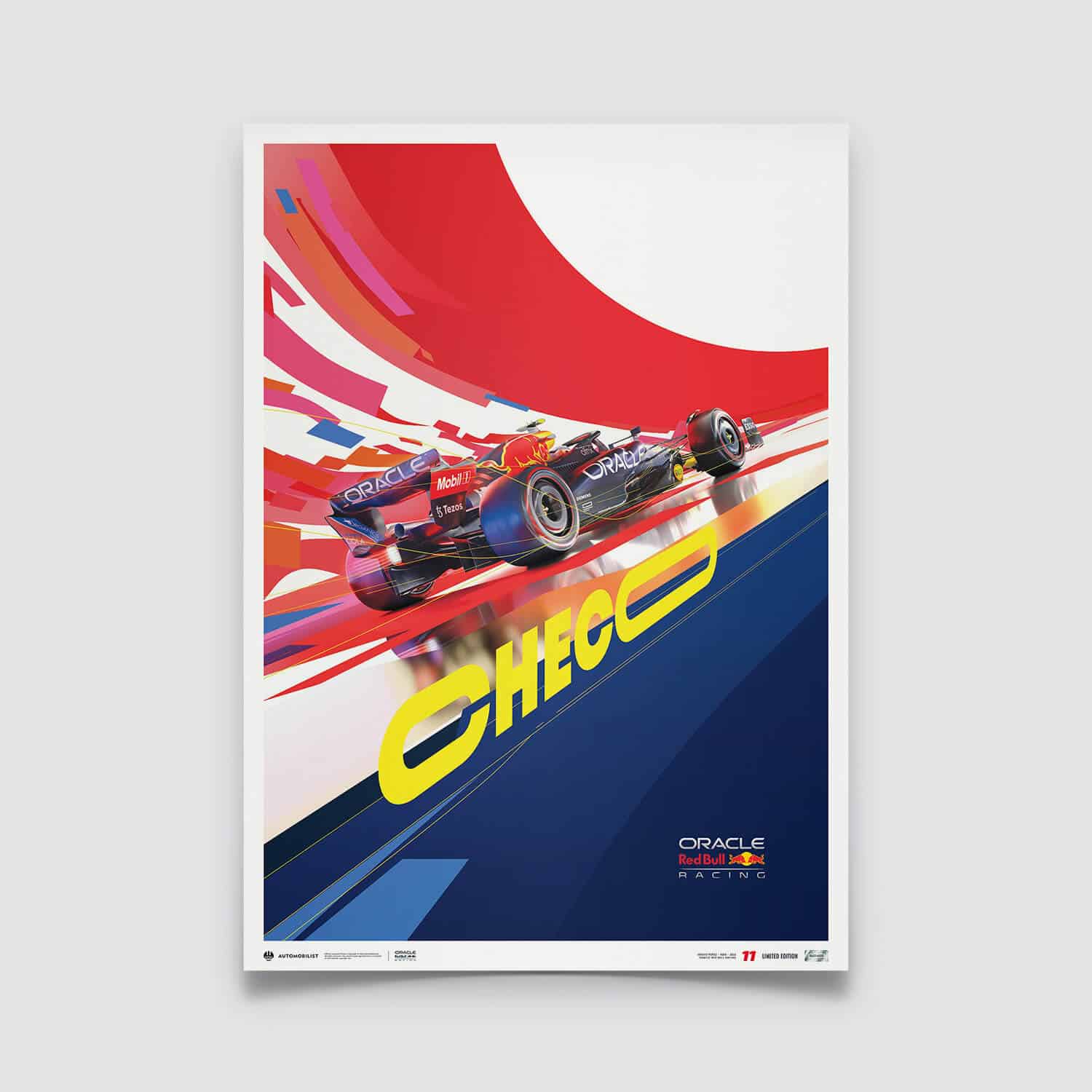 Oracle Red Bull Racing - Sergio Pérez - 2022 | Limited Edition Poster