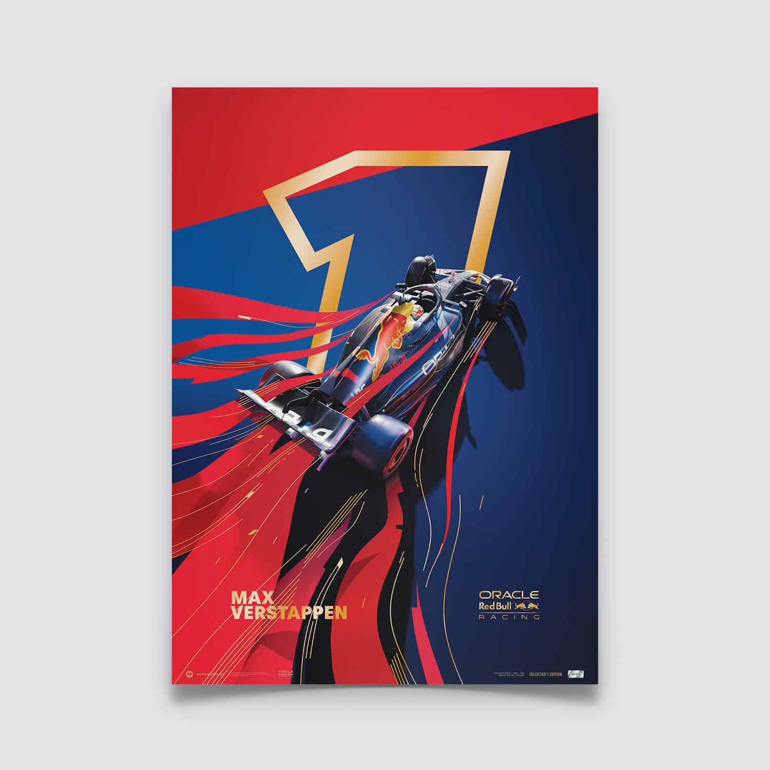 Oracle Red Bull Racing | Max Verstappen | 2022 | Collector's Edition Poster