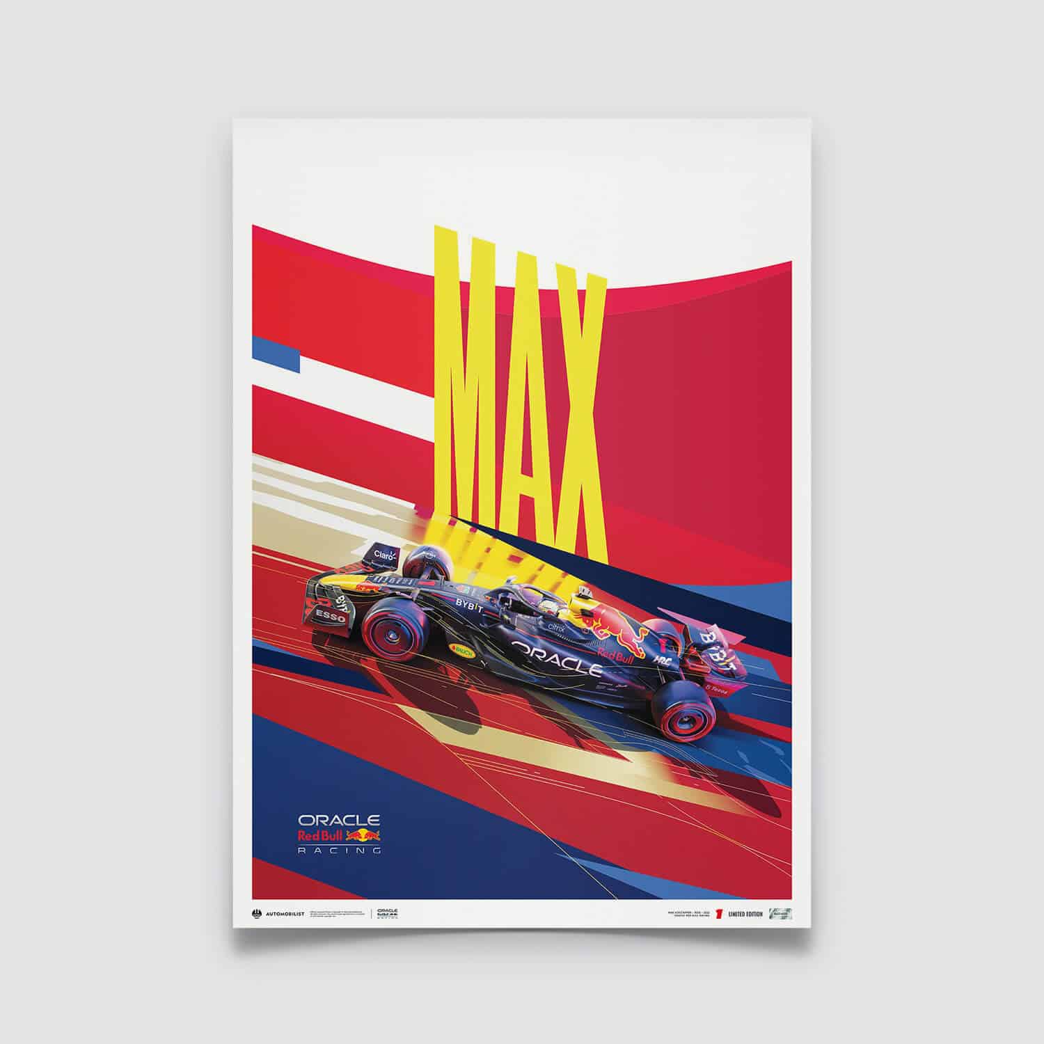 Oracle Red Bull Racing - Max Verstappen - 2022 | Limited Edition Poster