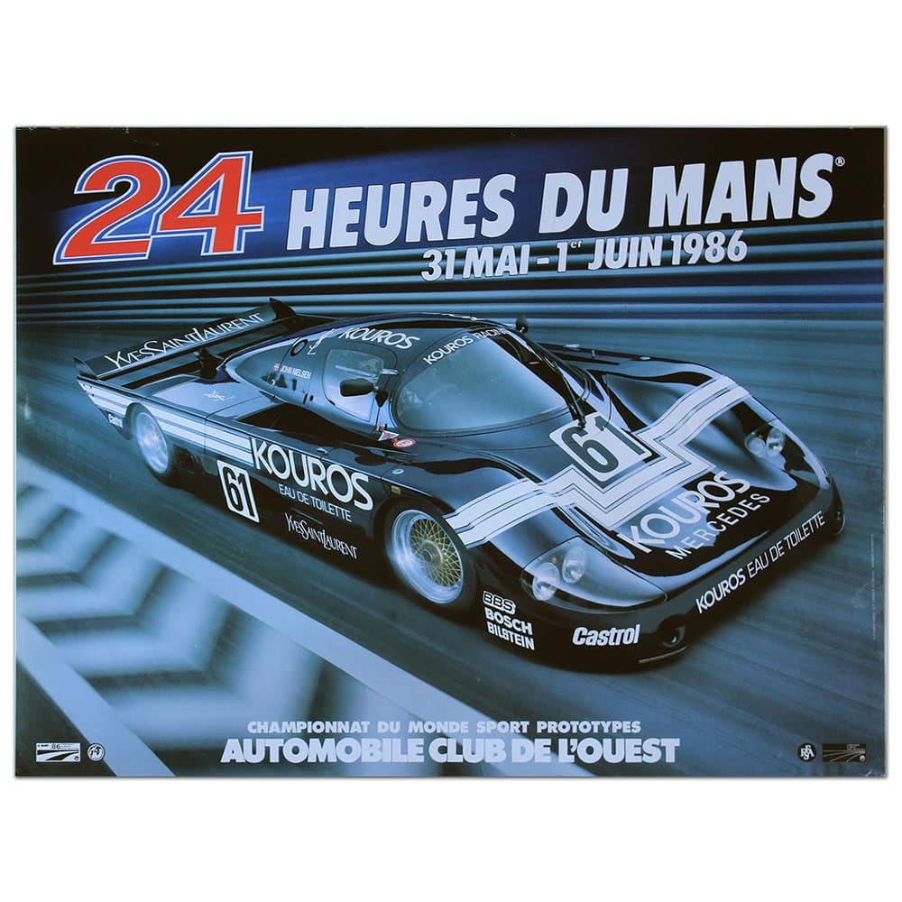 Le Mans 24 Hours 1986 Poster | Original vintage poster