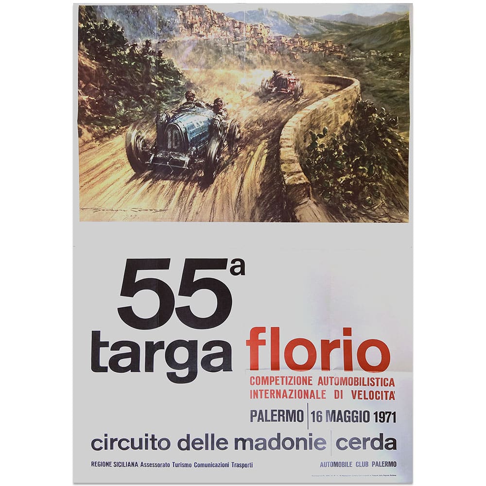 55th Targa Florio 1971 Poster | Original vintage poster