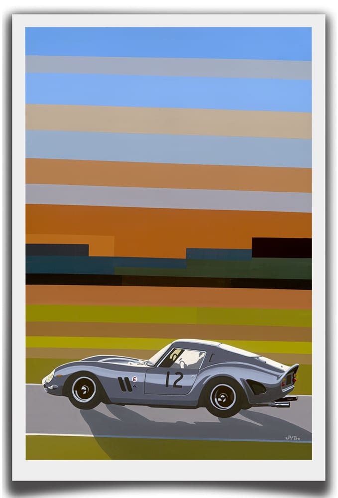 'Sunset at Goodwood 2' |1962 Ferrari 250 GTO | Jean-Yves Tabourot | Limited Edition print