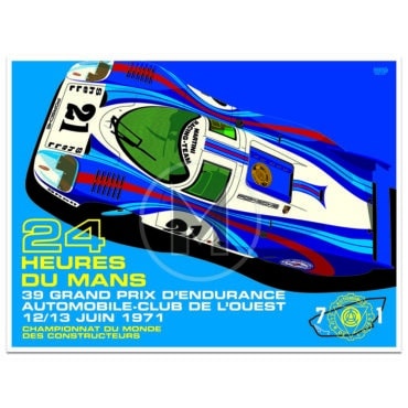 Poster Car 917 Martini - 1923Autos